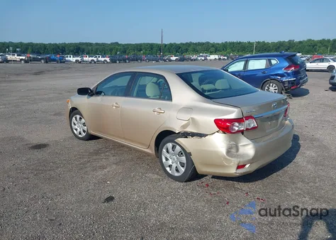 2013 Toyota Corolla Le из США, поврежденный, VIN 5YFBU4EE0DP096717